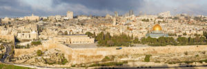Jerusalén - Vista desde El Monte de los Olivos hacia la ciudad antigua