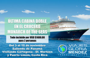 Oferta: "Monarch of the Seas" de Pullmantur. Viajes Gloria Méndez